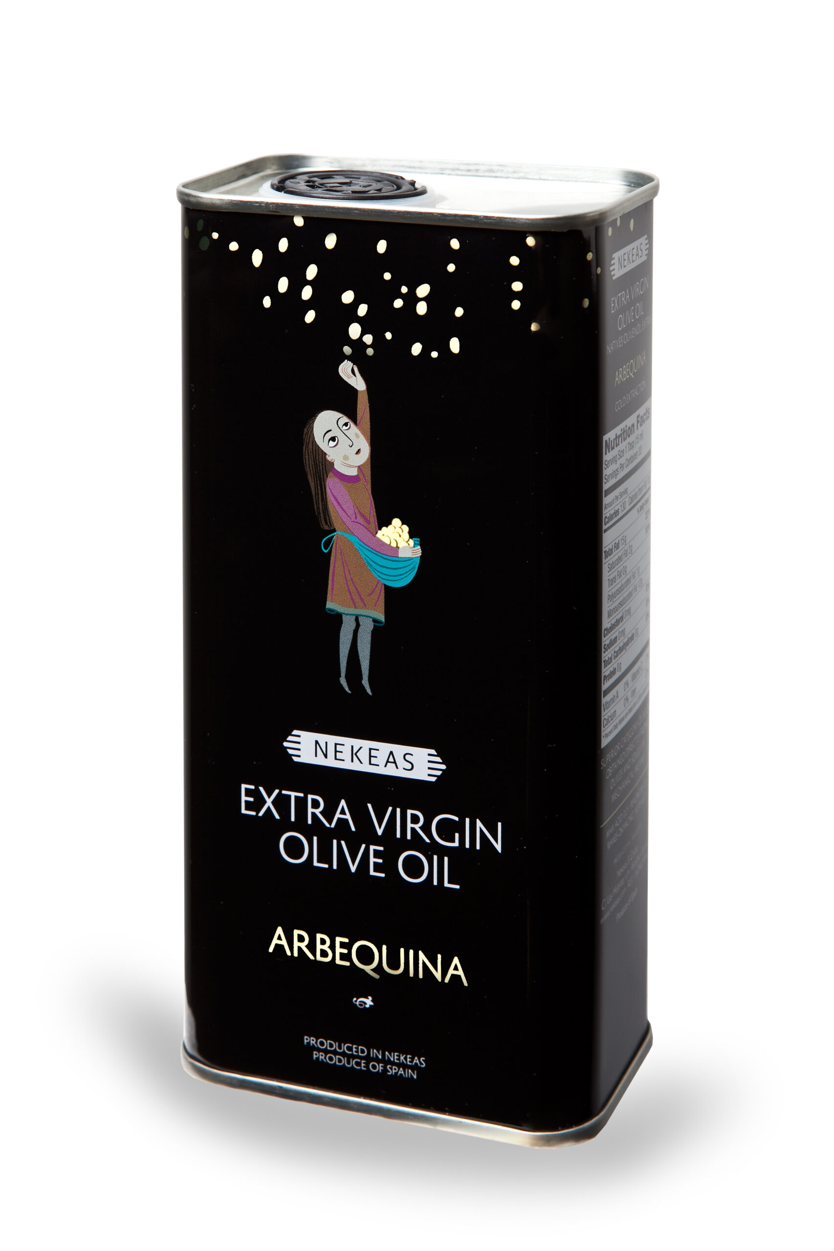 lata aceite arbequina Nekeas 500ml
